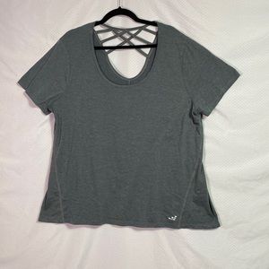 BCG Grey Strappy Back Tee